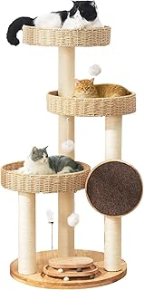 Is Your Furniture Feline Fodder? Level Up Your Cat’s Life with the Ultimate Solid Wood Cat Tower!